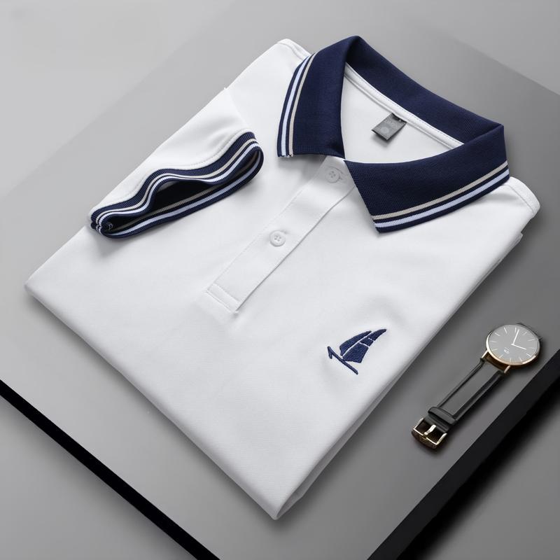 DEAL MỞ BÁN OMP16 Combo 2 áo polo cao cấp Omen vải cá sấu thoáng mát co giãn tốt hình thêu cánh buồm sang trọng