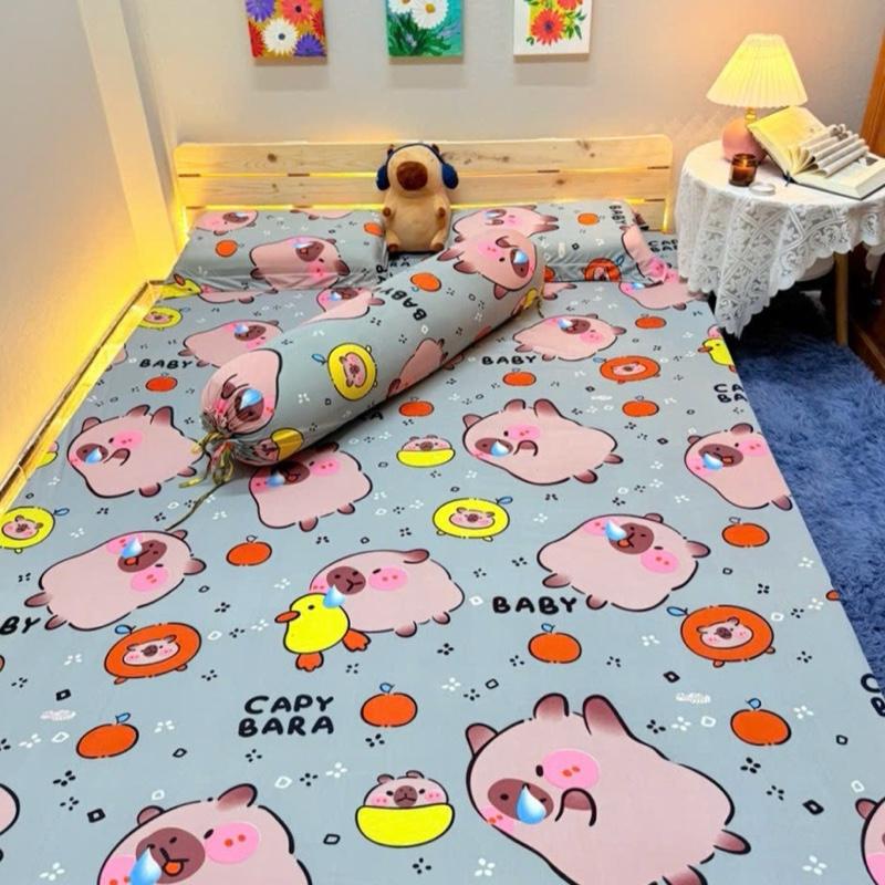  Nệm chân cao   25-30cm   combo 4 món : 1 ga bo chun 2 vỏ nằm  1 vỏ ôm rút ga thun lạnh thun hàn quốc ga niệm bộ 4 món 