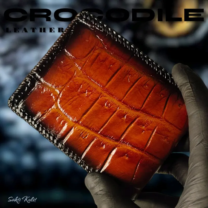 dompet pendek jahit rajut kulit croco Dompet Pendek 0