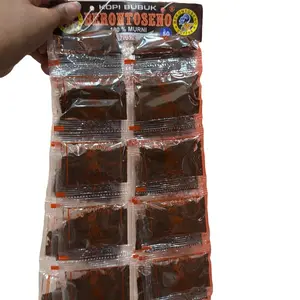 Brontoseno Kopi Bubuk Khas Kediri Isi 50 Sachet 100% Original Coffee Praktis & Enak Untuk Penggemar Variasi Kopi Robusta Susu