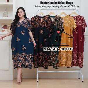 Bisa Cod Daster Rayon Terbaru Ld 120 cm Kekinian Hits Original Marsha Outfit