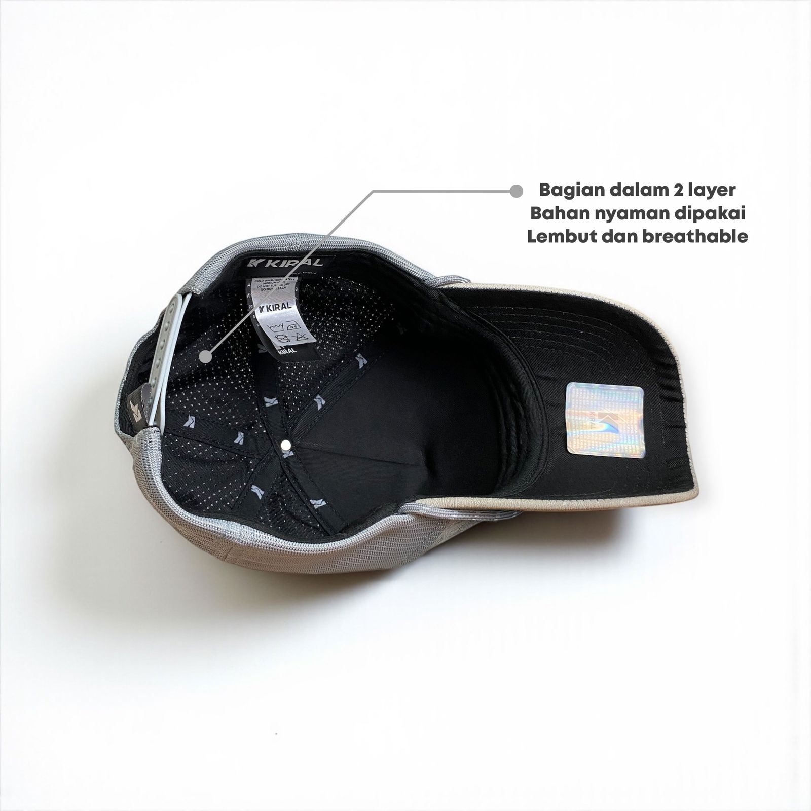 Kiral Trucker Meshline Carrara Black