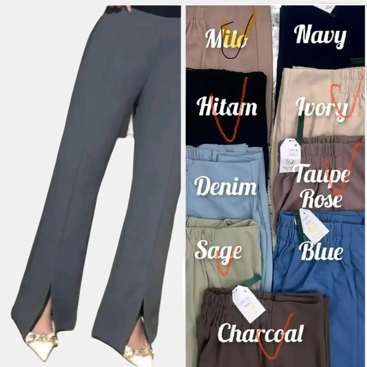 SONIA Cutbray belah Depan super premium 0149