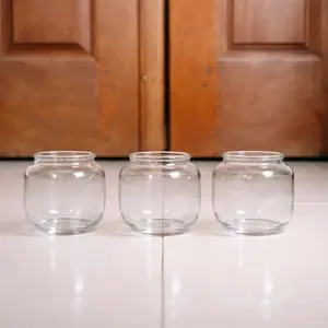 Ratna Vintage Semprong Kaca Lampu Minyak Anti Badai Kecil Diameter 6,6 Cm Tinggi 8,5 Cm Cocok Untuk Penggantian Komponen Lampu Anda