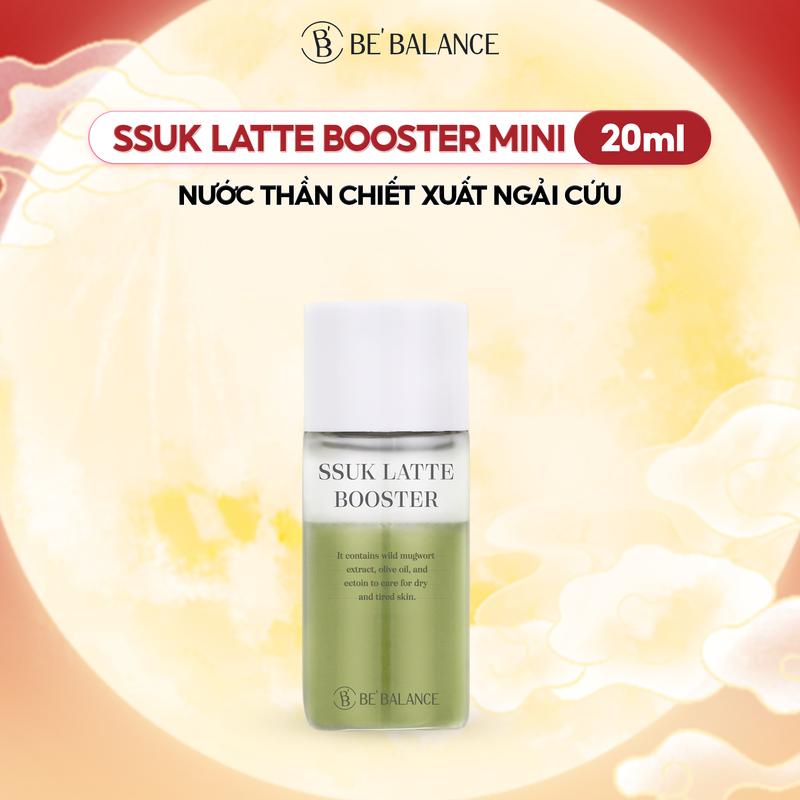 [MINISIZE] Toner Nước Thần Đa Tầng Chiết Xuất Ngải Cứu Be'Balance SSUK LATTE BOSSTER giúp Da Trắng Khỏe Đều Màu Phiên Bản Mini Size 20ml