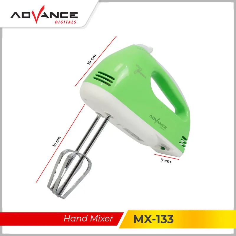 【small appliances】Advance Hand Mixer mixer tangan Automatic Mixer Electric Egg Beater tidak tipe ido Pengaduk Mesin 3