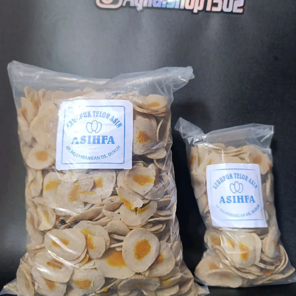 kerupuk telor asin 250gr / kerupuk telor asin