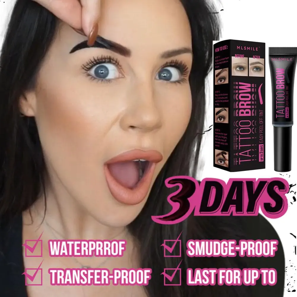 MLSMILE Tear-Off Brow Gel Waterproof Brow Tinting Gel Q2L5