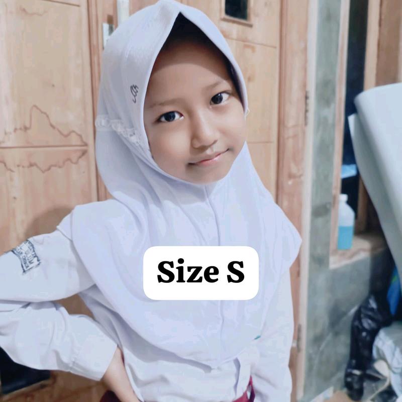 Paket Hemat hijab 30 dapet 3pcs hijab  instan anak sekolah model delima tali tutup termurah bisa request warna Jilbab Muslim Nyaman Dewasa Kerudung Variasi Serut 7