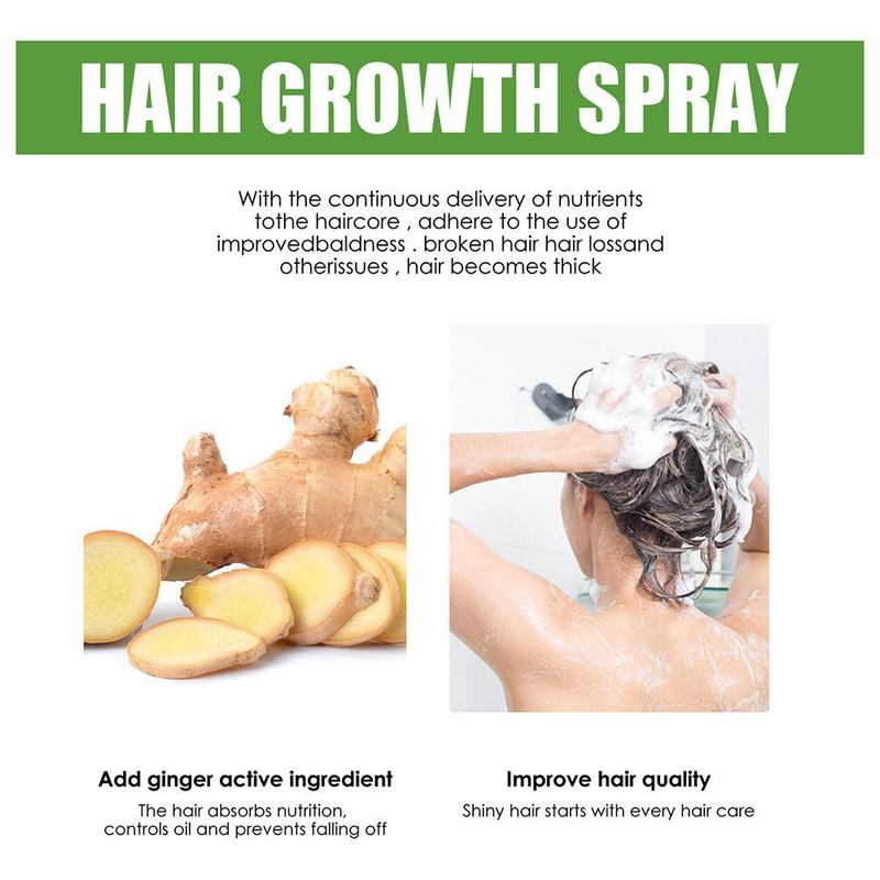 JAYSUING Rambut Serum Penumbuh Rambut Cepat Hair Growth Spray Obat Penumbuh Rambut Penumbuh Rambut Botak Serum 120ML