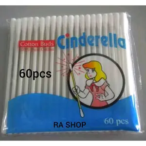 Cotton Buds cinderella 60pcs 100pcs dewasa dan 50pcs bayi
