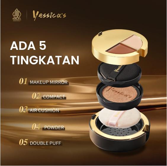 FYC Yessica's Air Cushion [3IN1] With SPF 30 PA+++, Concealer, Air Cushion, And Loose Powder 3