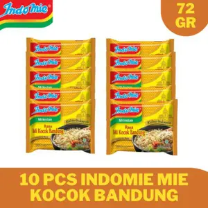 Promo Bundling 10 Pcs Indomie Kuah Rasa Mie Kocok Bandung Murah Instan Food