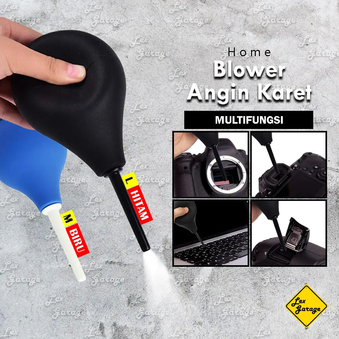 Air Duster Pompa Debu Karet Rubber Dust Air Blower Camera PC Laptop