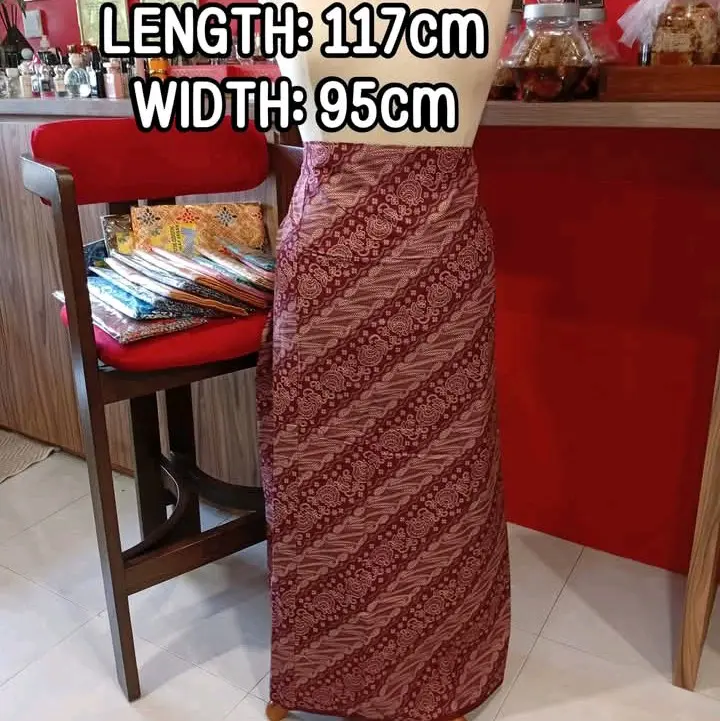 KAIN BATIK CANTIK SARONG, LENGTH 117CM, COTTON