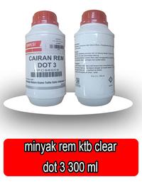 Gambar Minyak Rem KTB Clear Dot 3 300ml dari Jasutra Motor Kab. Bekasi 1 Tokopedia