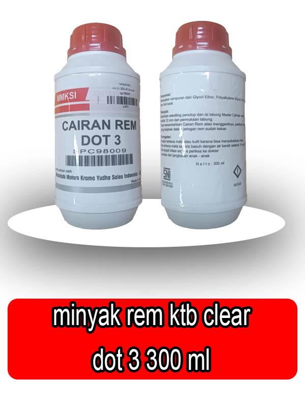 Gambar Minyak Rem KTB Clear Dot 3 300ml dari Jasutra Motor Kab. Bekasi Tokopedia