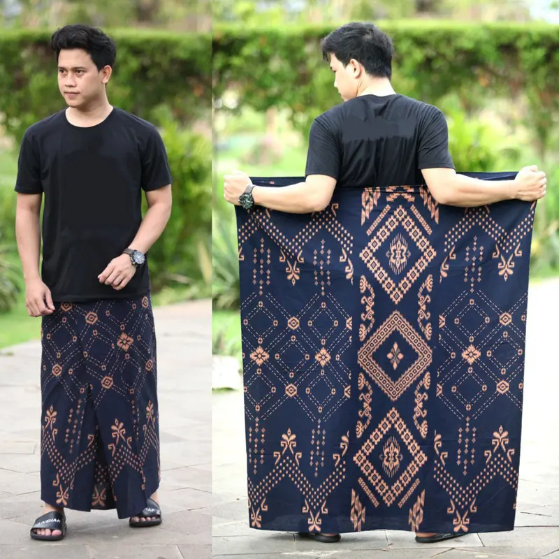 SARUNG BATIK PRIA KHAS PEKALONGAN MOTIF BALIMOON ORIGINAL BY BINTIZI GALLERY Dewasa Muslim Lembut Nyaman Rayon 2