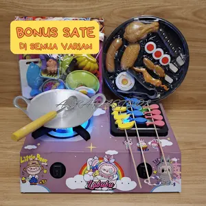 Mainan Anak Kompor LED Bisa Nyala & Dicas Cowok Cewek - Ukuran 30x20x7cm - Toys kompor listrik mini  anak