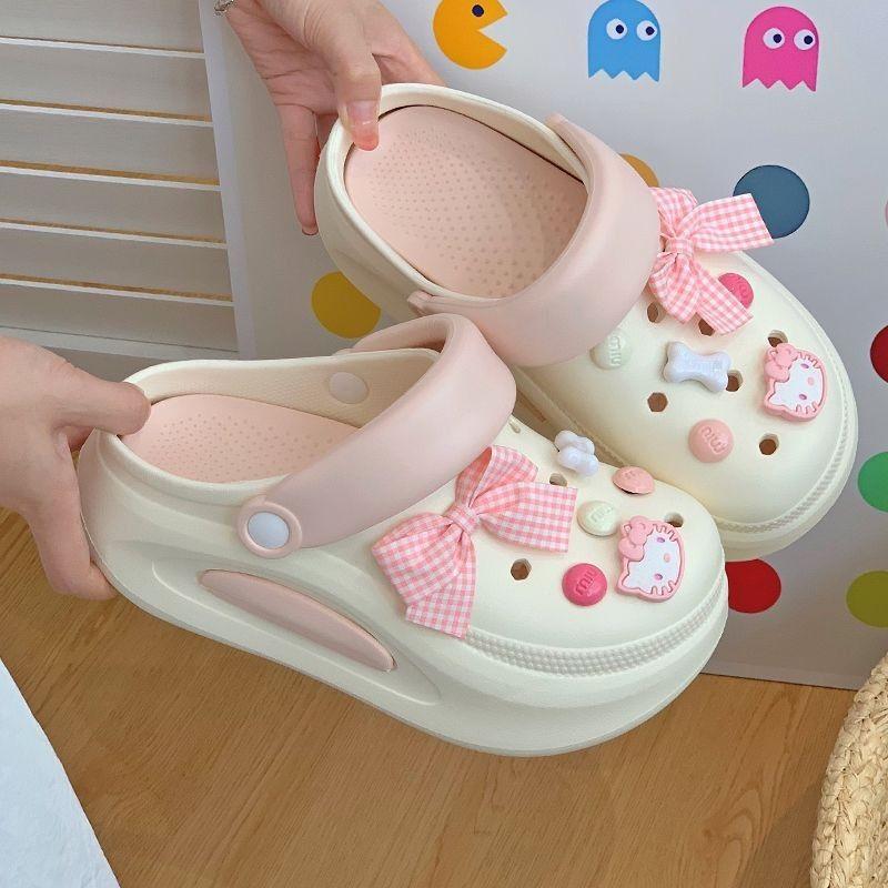  Dép Sục Nữ Dopamine Baotou Độn Đế Dép Sục Cao Su Mềm Size 36-41 GiayZep.Store 