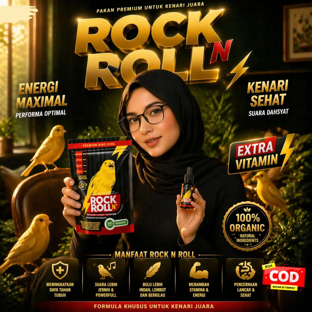 Vitamin Burung Kenari Rock n Roll Kenari Paud/Macet Jadi Gacor penggacor