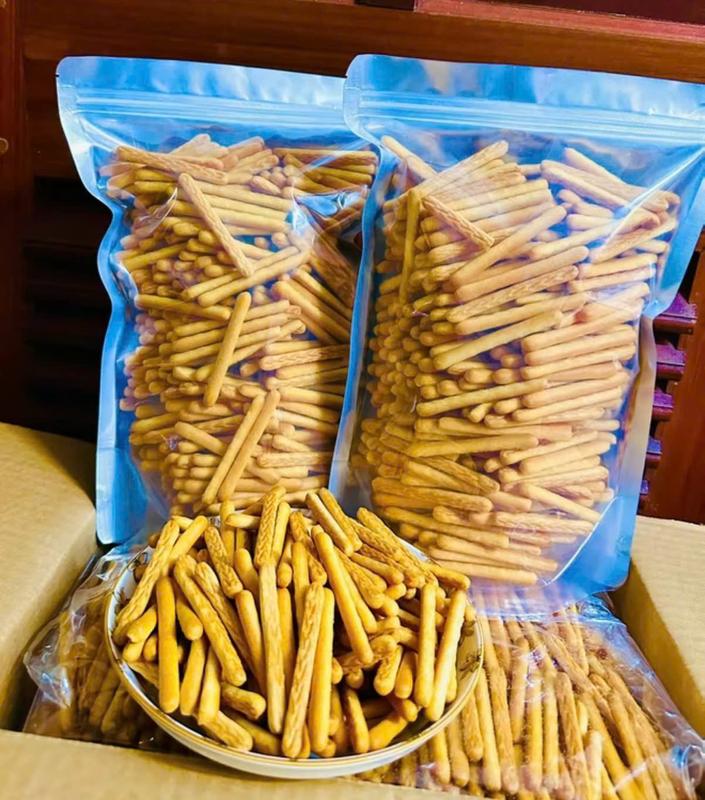 1kg Bánh Quy Đũa Mặn Bơ Sữa Bánh Quy Que Tăm Bánh Quy Que Chấm Sữa đồ ăn vặt