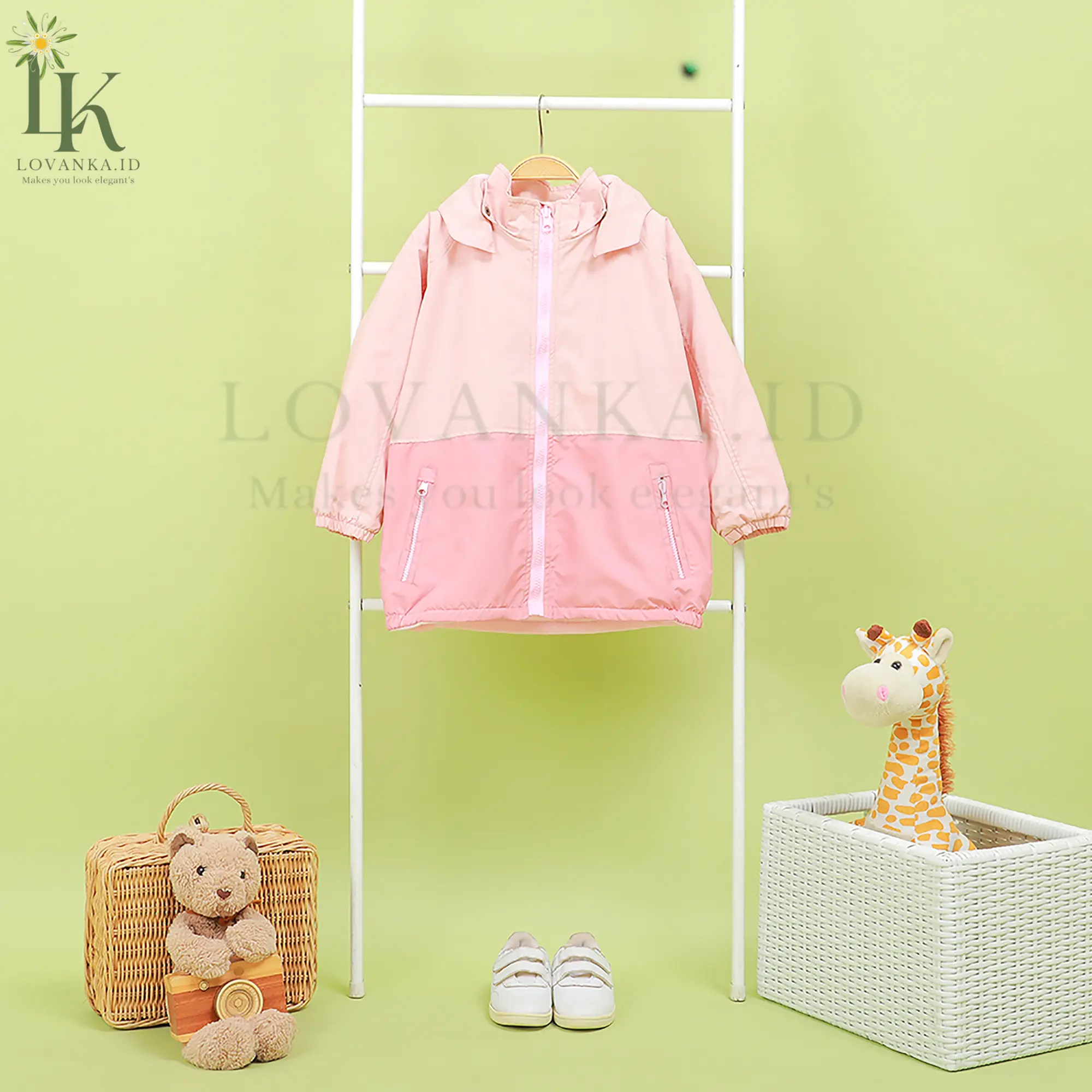 Jaket Winter Anak Perempuan Hoodie Bisa Lepas - Jaket Anak Laki Laki Umur 2-12 Tahun Wintech Series By Lovanka Laki-Laki Anak-Anak Pas  Jackets & Coats