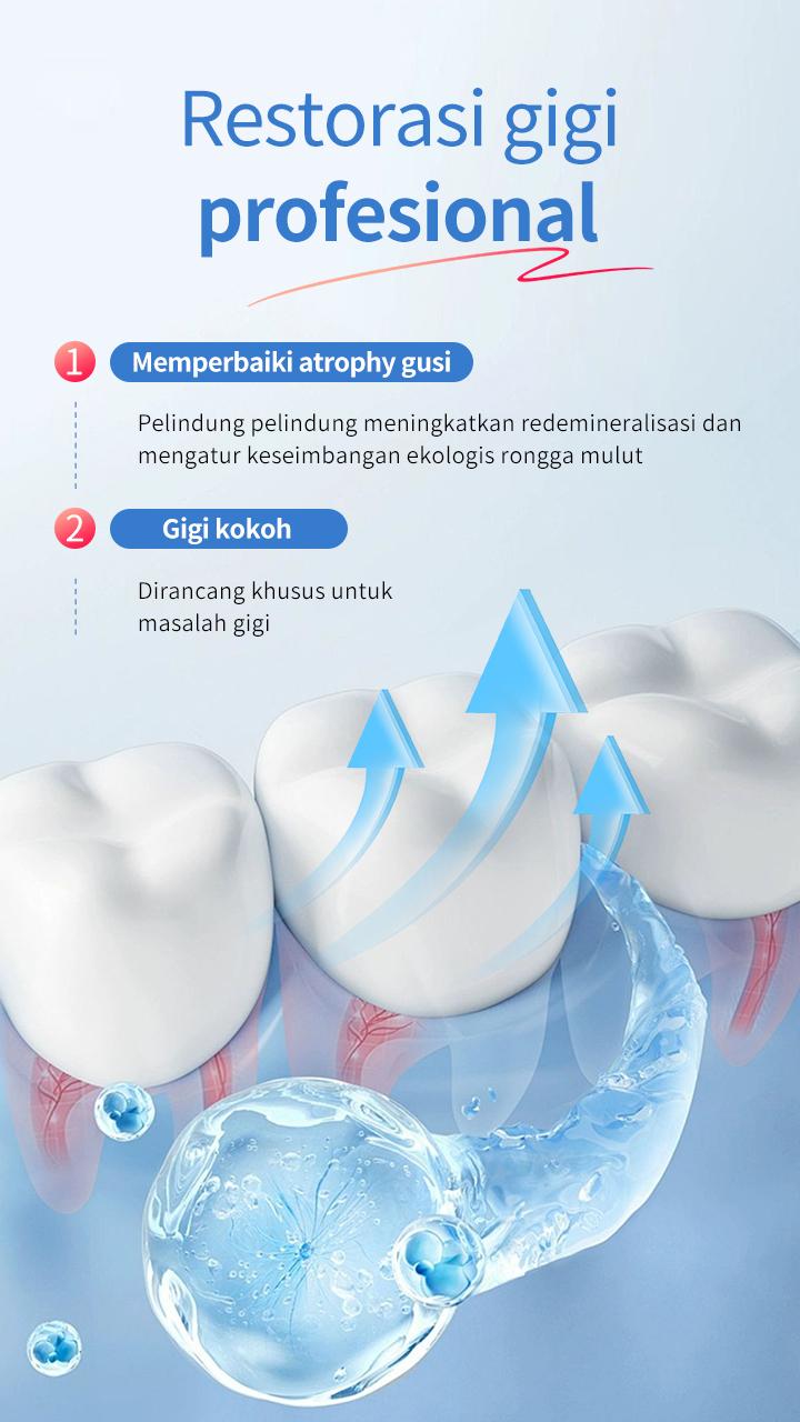 【BPOM】DOKTERGIGI with COD 2pcs Pasta Gigi Biofarmasi untuk Memperbaiki Masalah Gigi dan Memperbaiki Agen Pemisah Perbaikan Cepat Gigi Berlubang Mulut  Gusi 【KISSIKA by DOKTERGIGI】