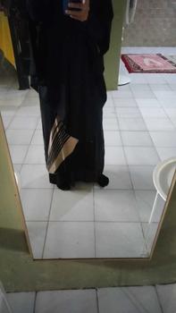 Product Review of Pashtan jumbo zipper pashmina instan resleting khimar instan simpel from @**f 1