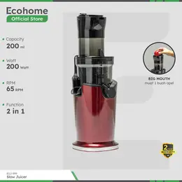 Ecohome Slow Juicer ESJ-999 Pengekstrak buah New Generation TikTok Shop