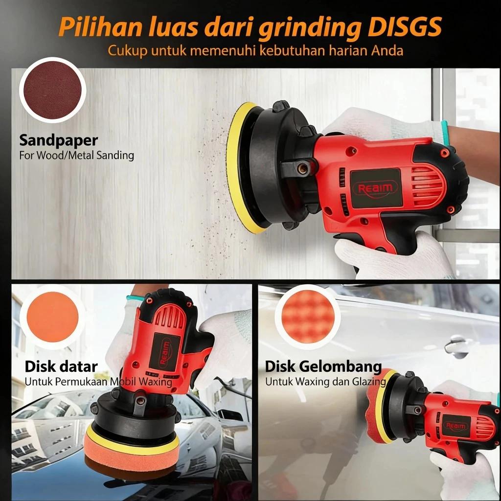 Reaim Mesin Poles Mobil Motor 5 Inch Wool Polisher Disc Untuk Salon Kendaraan dan Perawatan Cat Hasil Kilap Maksimal Kuat Tahan Lama Harga Terjangkau Garansi 5 Tahun Eksklusif Reaim Mesin Poles Mobil Motor 5 Inch Wool Polisher Disc Untuk Salon Kendaraan dan Perawatan Cat Hasil Kilap Maksimal Kuat Tahan Lama Harga Terjangkau Garansi 5 Tahun Eksklusif
