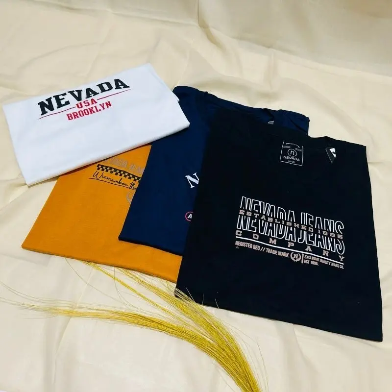PAKET 4 pcs 100k Baju Katun Distro Pria Wanita size M L XL XXL | baju kaos Distro 100 ribu dapat 4 pcs | kaos lengan pendek santai Combed High 3