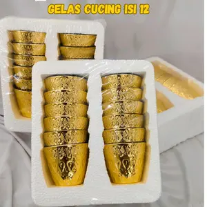 Gelas cucing zamzam (12pcs), Gelas cucing hemat isi 12pcs - gelas cucing zamzam oleh-oleh Haji dan Umroh