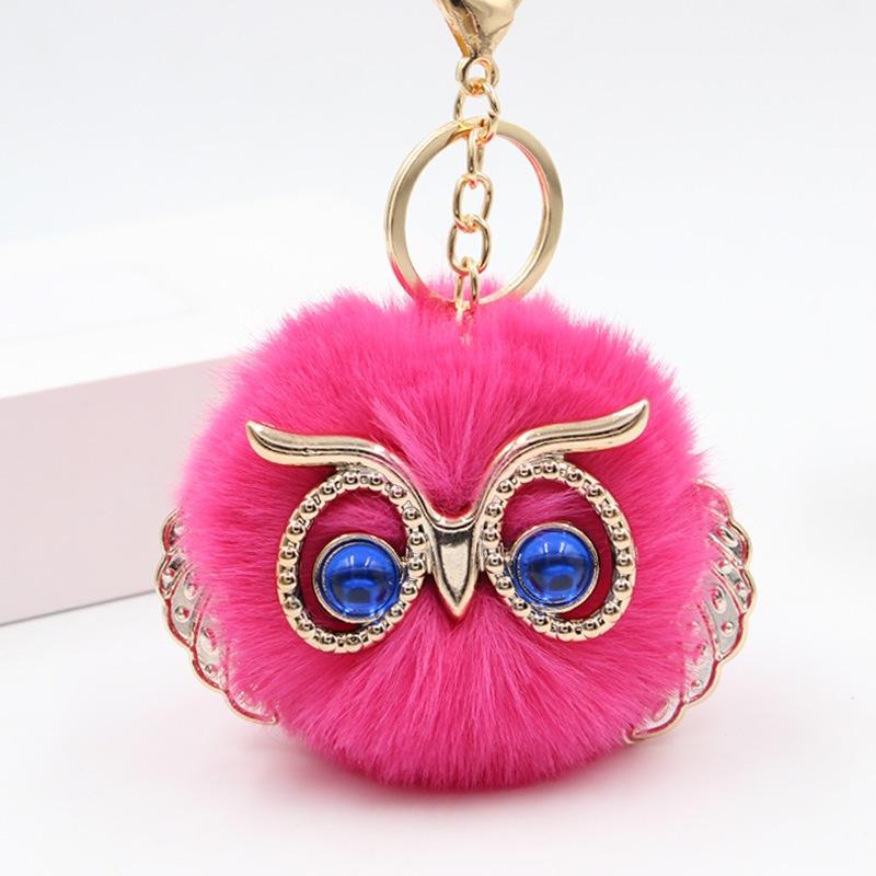 HUMAIRA Pompom Bulu Gantungan Tas Lucu - CC014 4