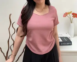 Rochelle 38 + Urella Crop Top Short Sleeve + Bahan Knit