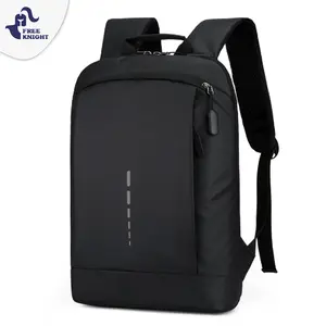 Freeknight Tas Ransel Laptop Kasual Pria Tas Trendy Tas Ransel Sekolah Tas Pria Fashion Hitam TR437
