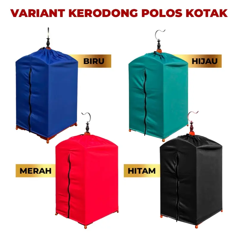 Kerodong Polos Sangkar Kotak Double Layer Umi Kasum | Krodong Kotak Kosan Semua Burung 6