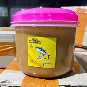 Petis Tongkol 1kg petis ma’nyaman. Terbuat dari sari ikan tongkol asli dari madura