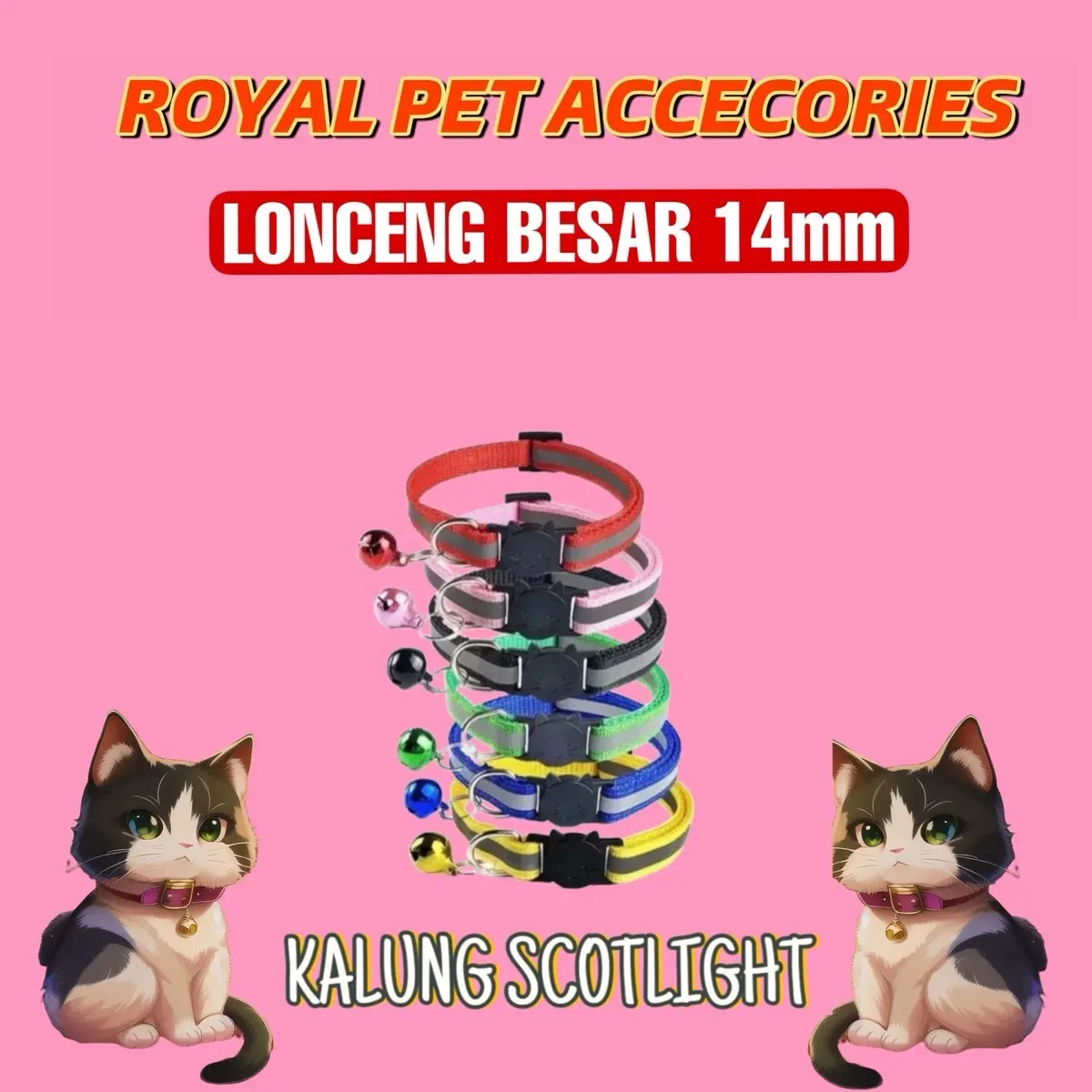 KALUNG KUCING SCOTLIGHT MENYALA SAAT DISENTER