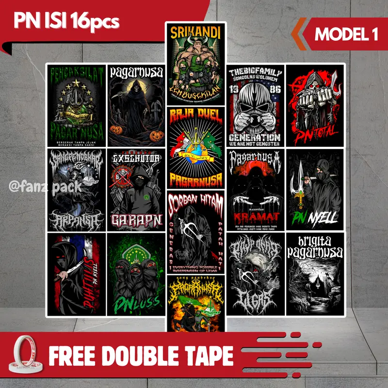 POSTER DINDING PN PAGAR NUSA ISI 16pcs UK A5 |POSTER KAMAR AESTHETIC, POSTER PERGURUAN,  HIASAN DINDING 0