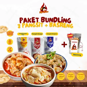 [ EXCLUSIVE ] Paket Bundling 3 Pangsit Nyai Mercon Free Basreng Pedas