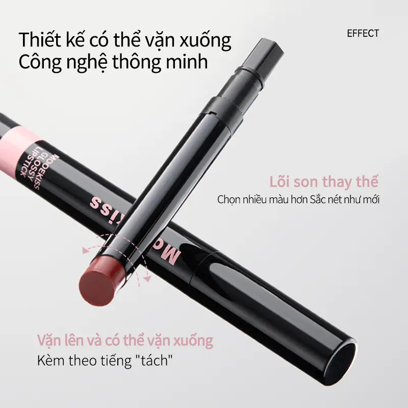 [MỚI] Son Thạch Mooekiss Thêm Tinh Chất Dipeptide Kép Dưỡng Ẩm Giảm Khô Lộ Vân Môi Lên Màu Tự Nhiên Chỉ Trôi Dưỡng Không Trôi Màu Phù Hợp Cho Học Sinh Sinh Viên Và Người Đi Làm 2.2g 7