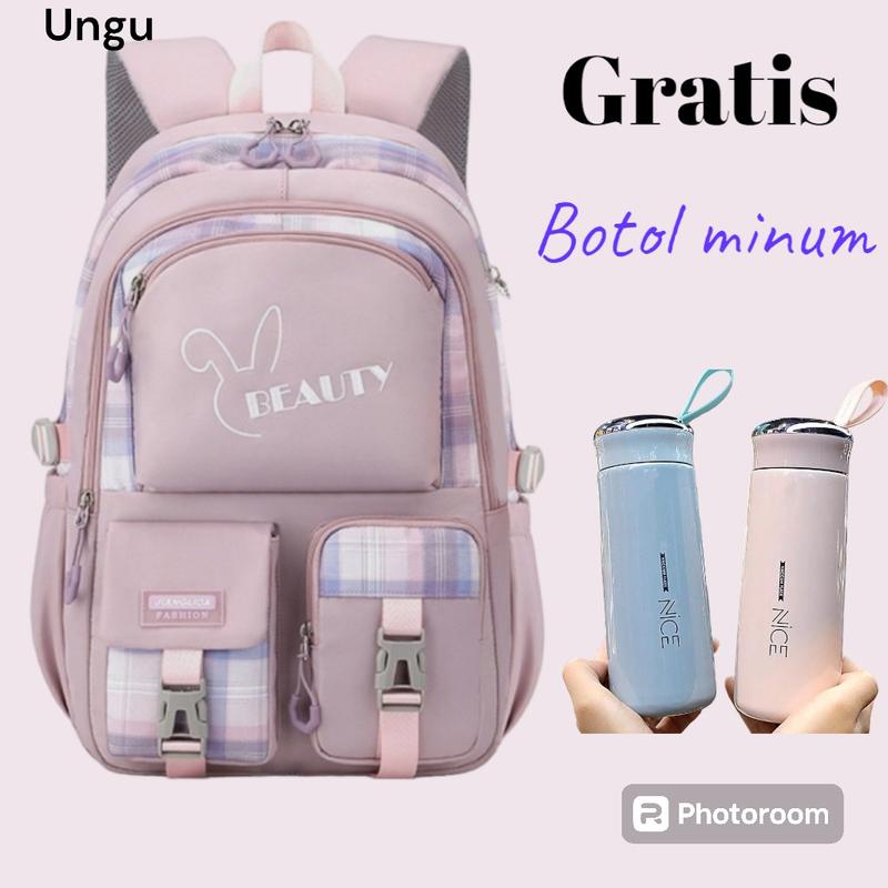 Product Introduction of Gratis botol minum Tas Ransel Sd Smp SmA viral weibo  cat kucing Karakter Kartun Tas Punggung 2