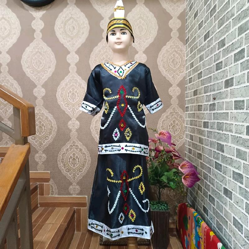 Baju Adat Kalimantan Tengah anak (Laki/Perempuan) 6