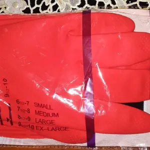 45cm S M L Sarung Tangan Karet / House Hold Gloves Panjang dan Tebal / Industrial Gloves Cleaning