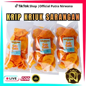 Krip Kriuk Sarangan - by Putra Nirwana Camilan Kripik Kriuk Asli Khas Sarangan Enak Lezat Gurih Pedas Cocok Untuk Camilan dan Oleh Oleh