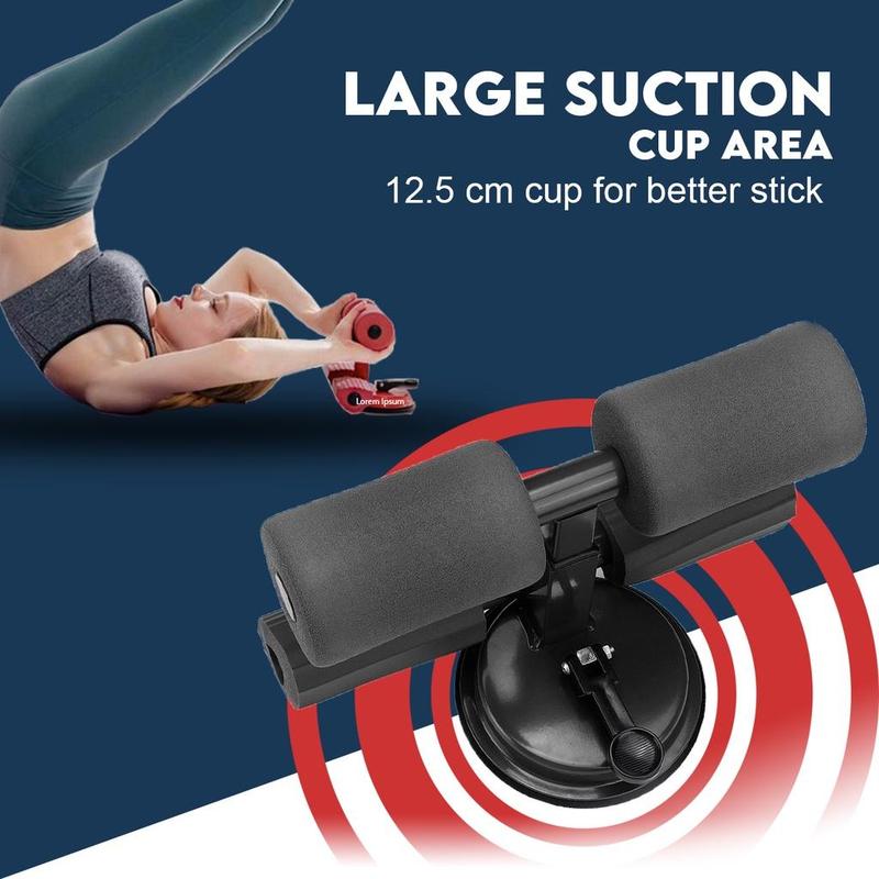 Product Introduction of 【SG Local Stock】Sit Up Aids Self Suction Waist Abdomen Exercise Strong Suction Easy Sit Up Tools Self Suction Sit Up Aids T Bar Ads Waist Abdomen Training Gym Exercise Fitness 5