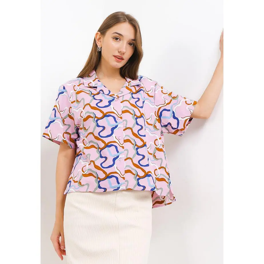 Hush Puppies Kemeja Wanita Vida Pink