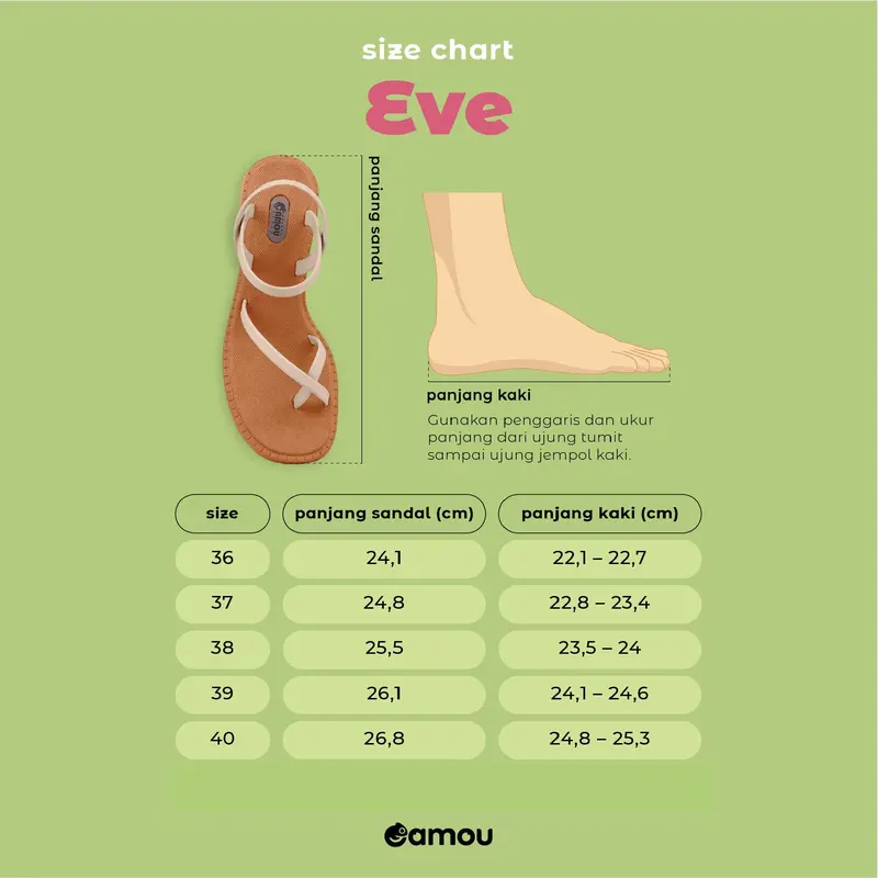 Sandal Heels Wanita Kekinian Full Karet AntiSlip Murah - CAMOU EVE 8