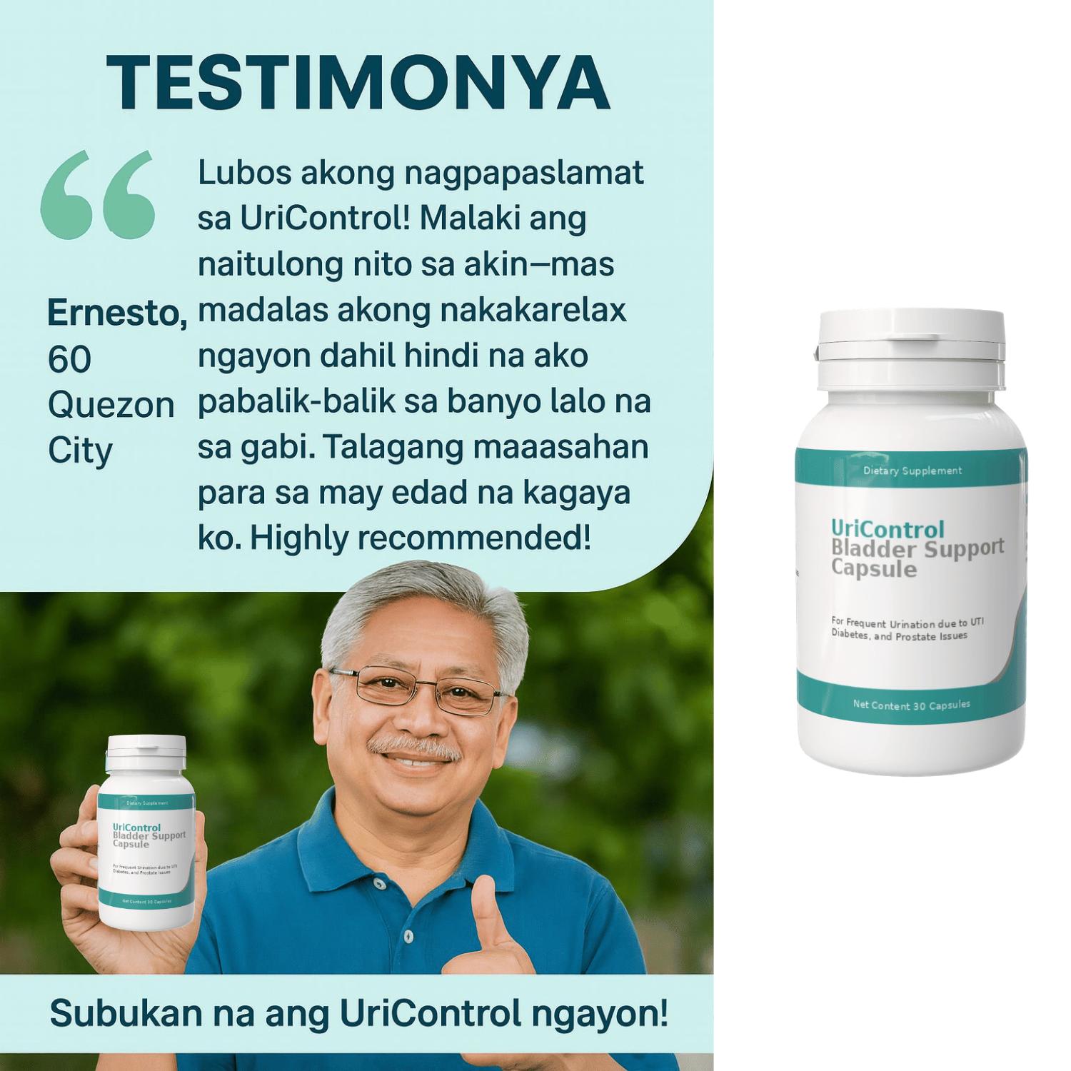 Uri Control Bladder Support Capsule| FDA Approved | Anti-UTI| Diabetes ...